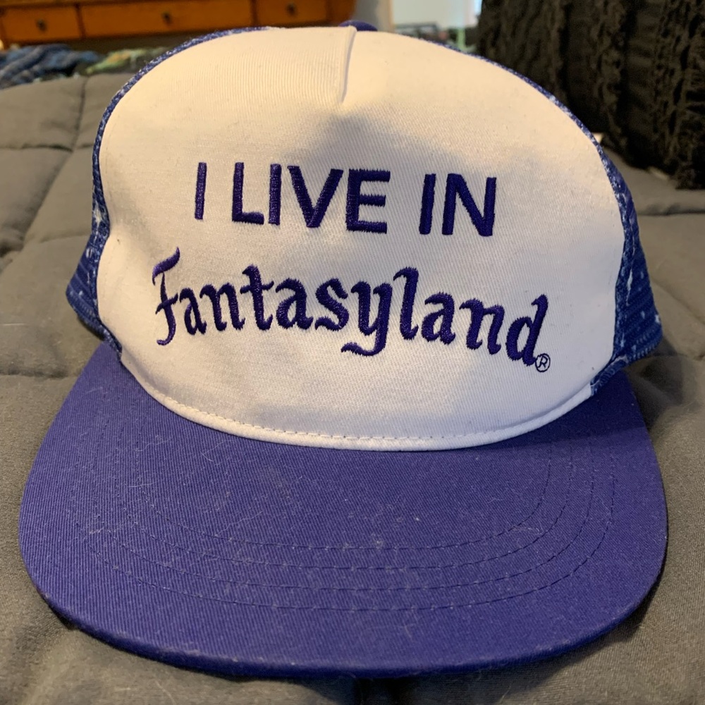 Authentic Disney Parks “I Live in Fantasyland” SnapBack Hat